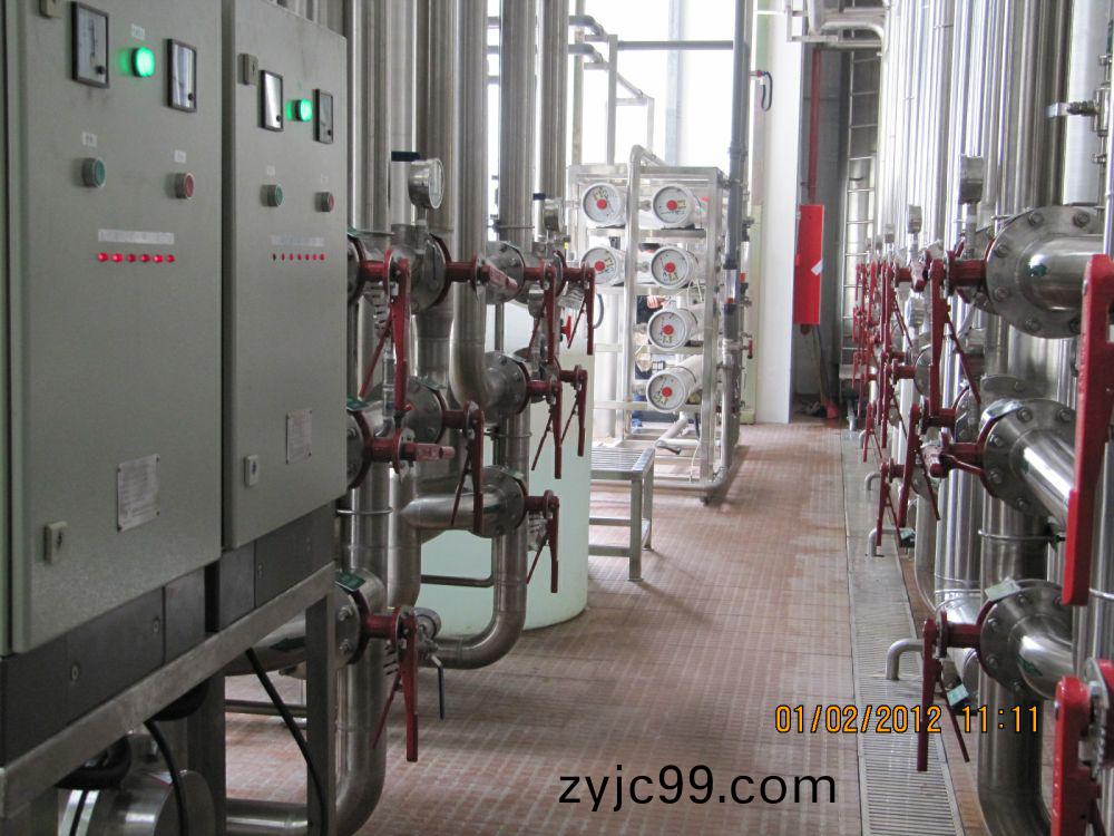 飲(yin)料廠20m3ph純水(shui)係(xi)統