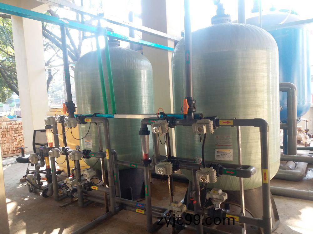 孟加拉國(guo)60m3ph輭化水工程